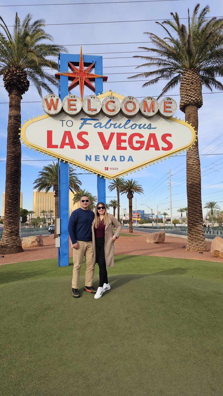 Gina y Gabriel en Las Vegas